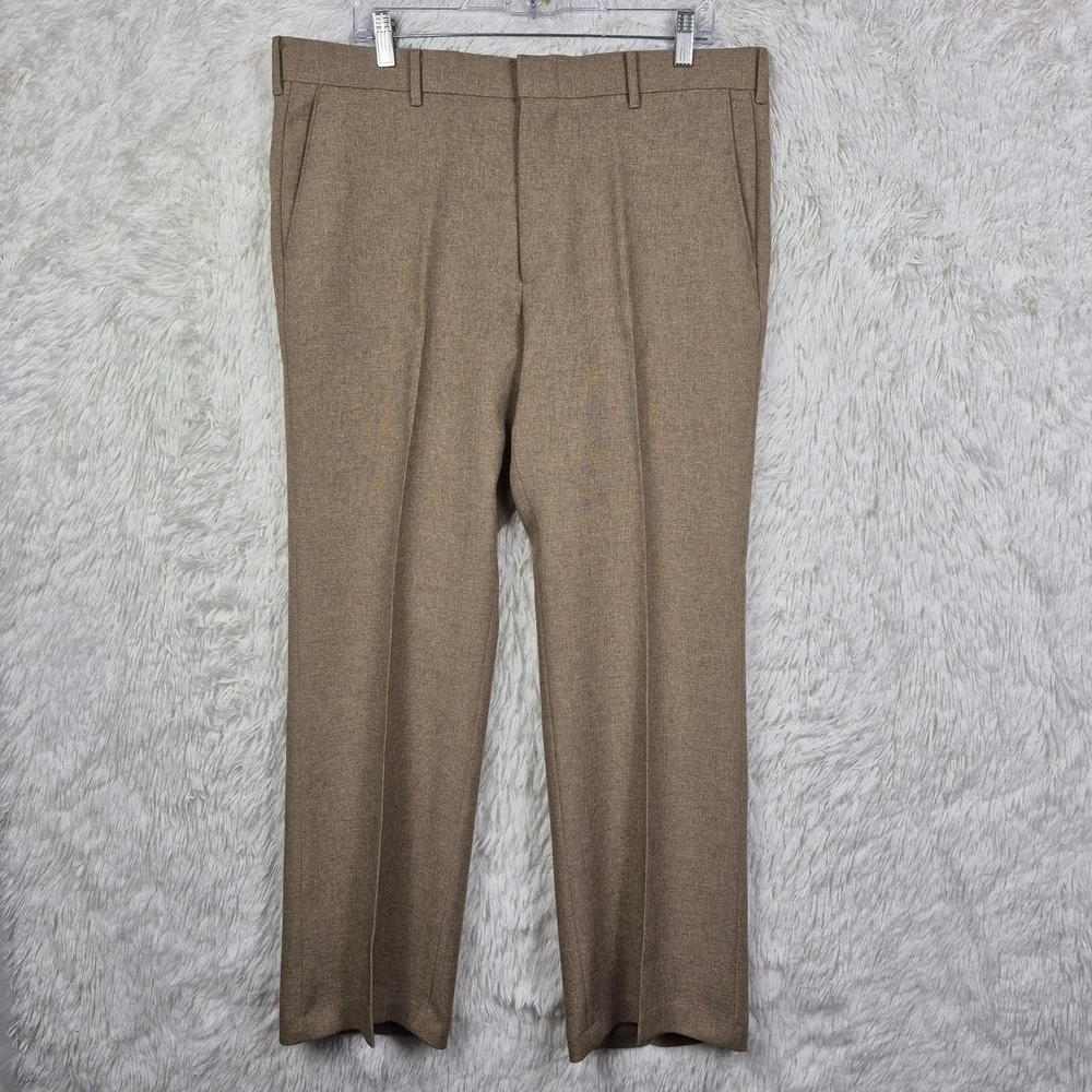 Vintage‎ Levis Action Suit Mens 44S Tan Sta-Prest 2 Piece Blazer Pants Set